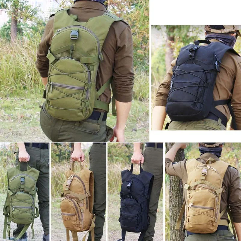 15L Molle Tactical Backpack 800D Oxford Military Hiking Bicycle Backpacks Outdoor Sports