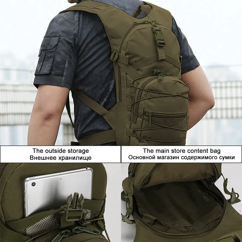 15L Molle Tactical Backpack 800D Oxford Military Hiking Bicycle Backpacks Outdoor Sports
