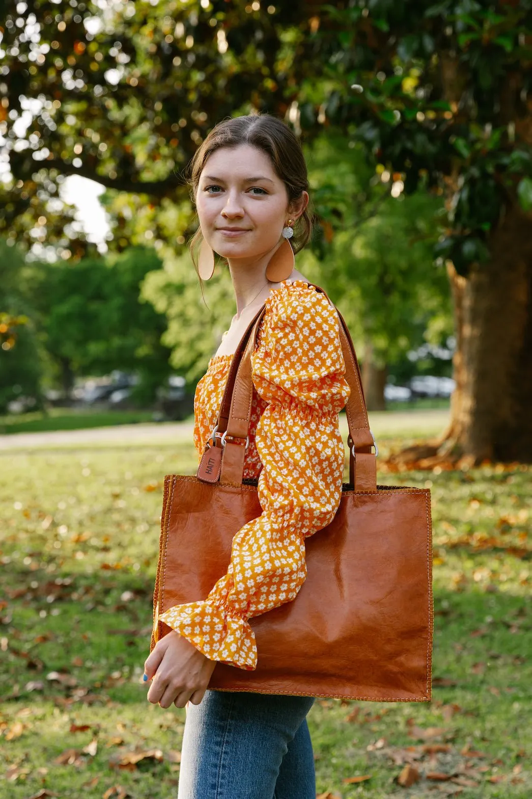 2nd Story Goods Goat Leather Tote