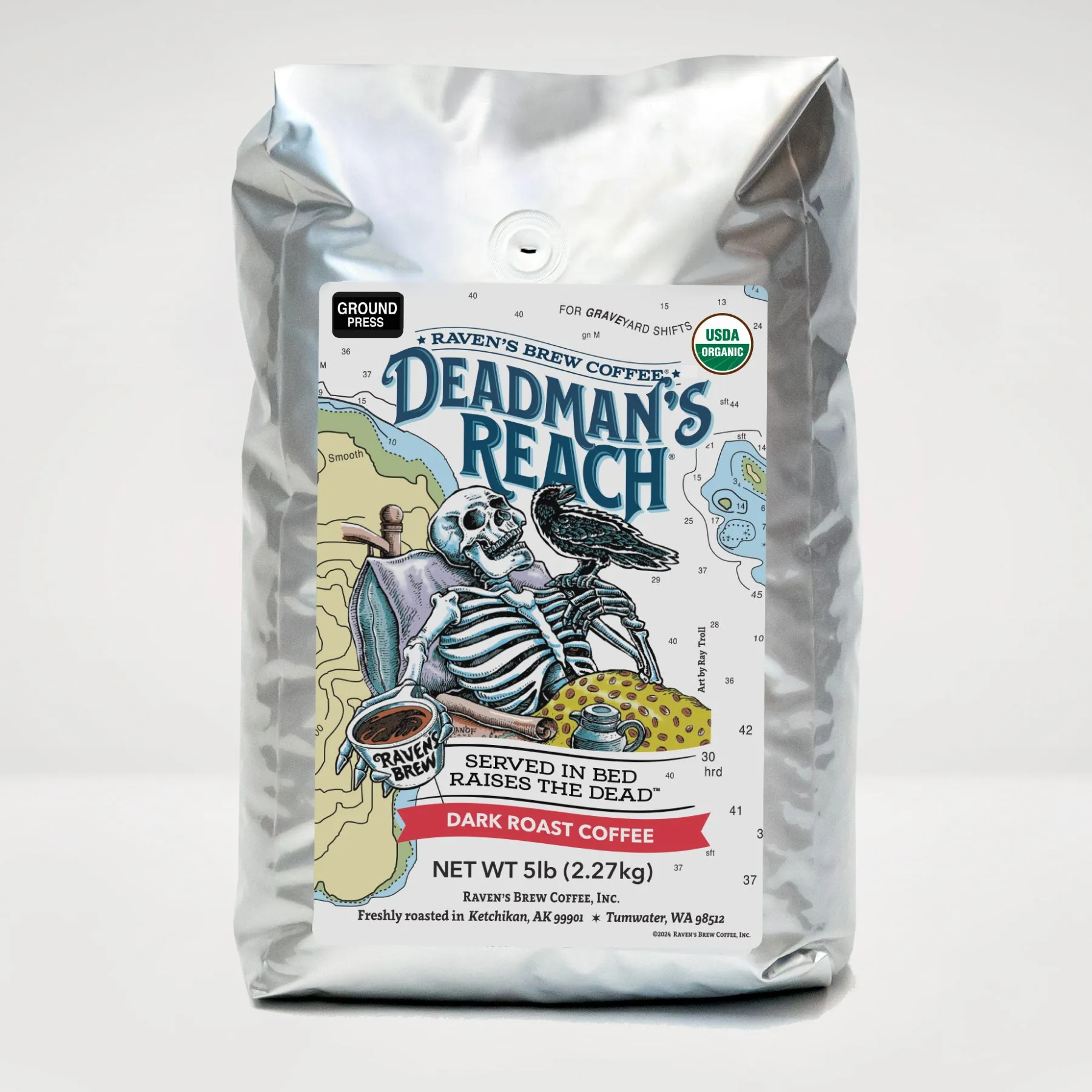 5lb Organic Deadman's Reach® Coffee