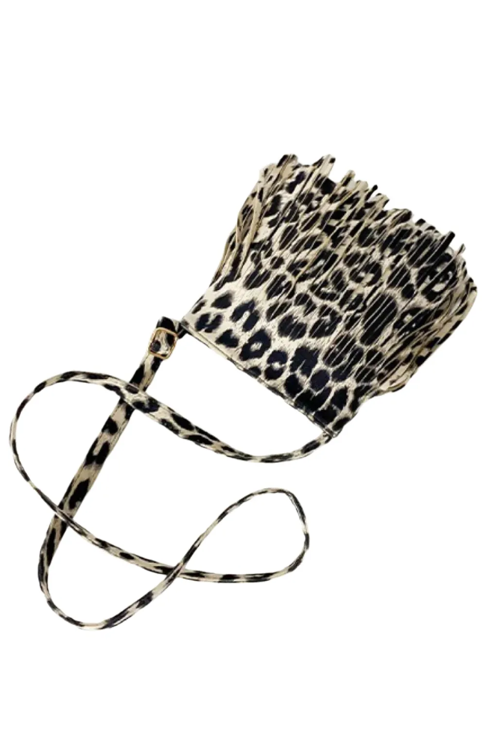 Adored PU Leather Crossbody Bag with Fringe