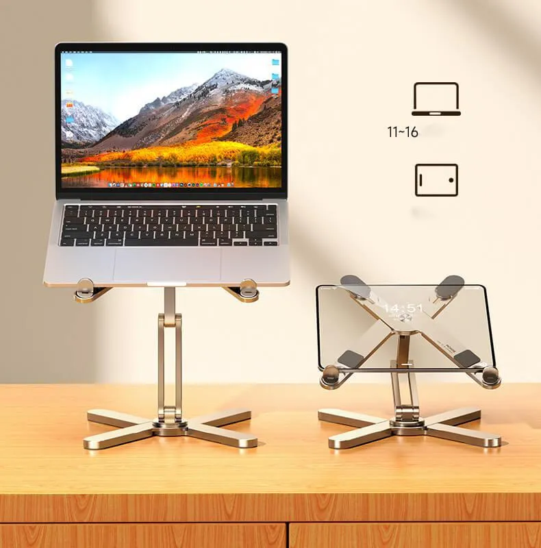 Aluminum Alloy 360 Rotating Laptop Stand