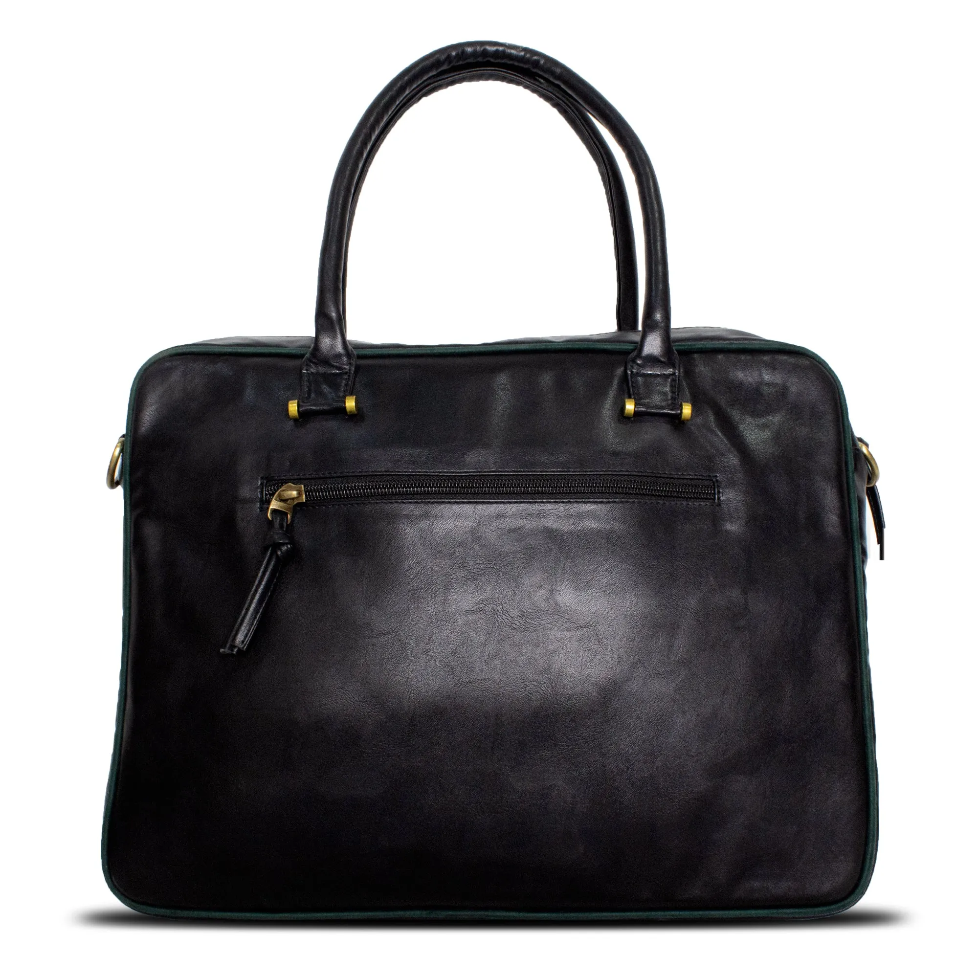 Aristo Laptop Bag - Black   Green