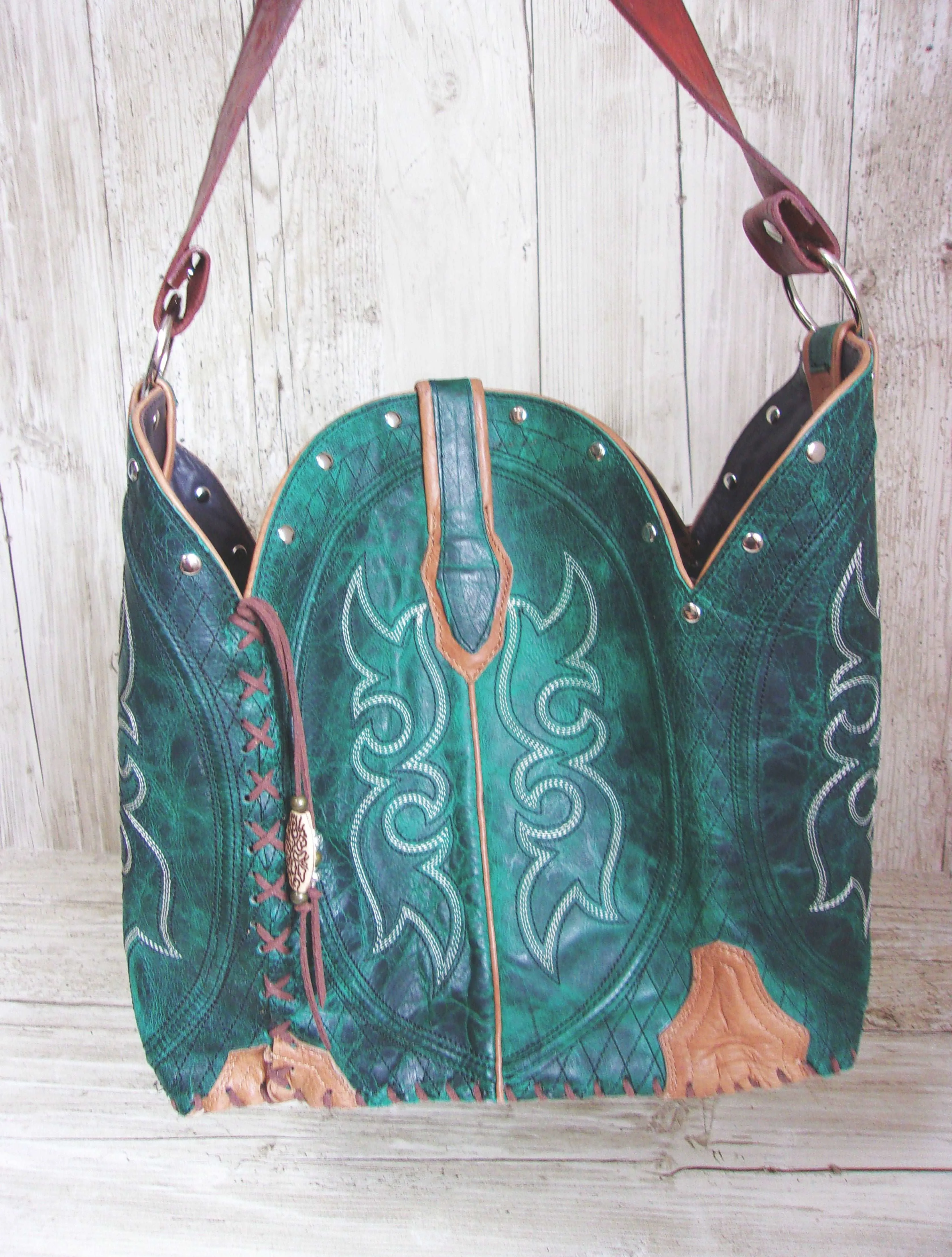 Bucket Bag Cowboy Boot Purse BK91