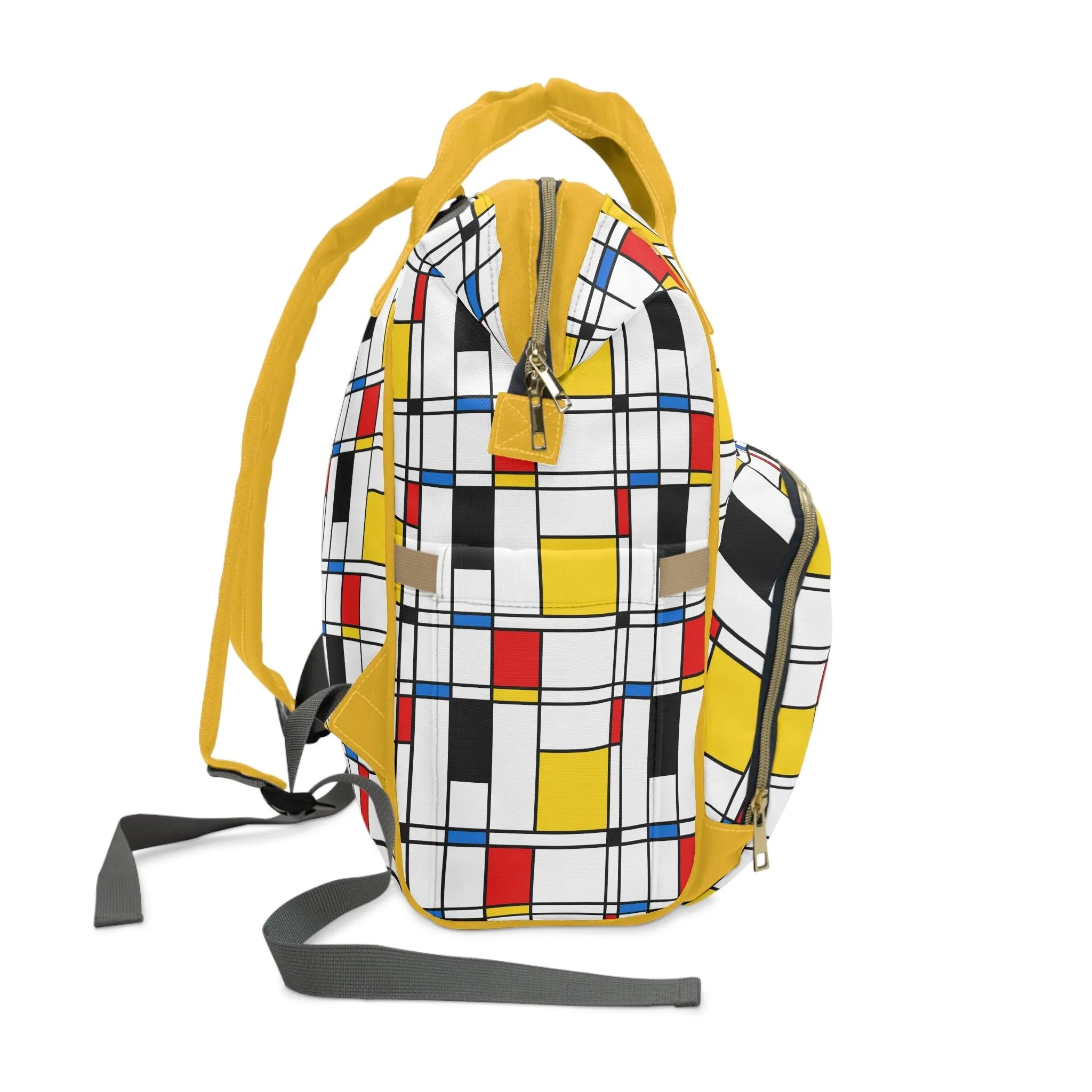 Chic Abstract Luxury Diaper Backpack: The Ultimate Parenting Accessory