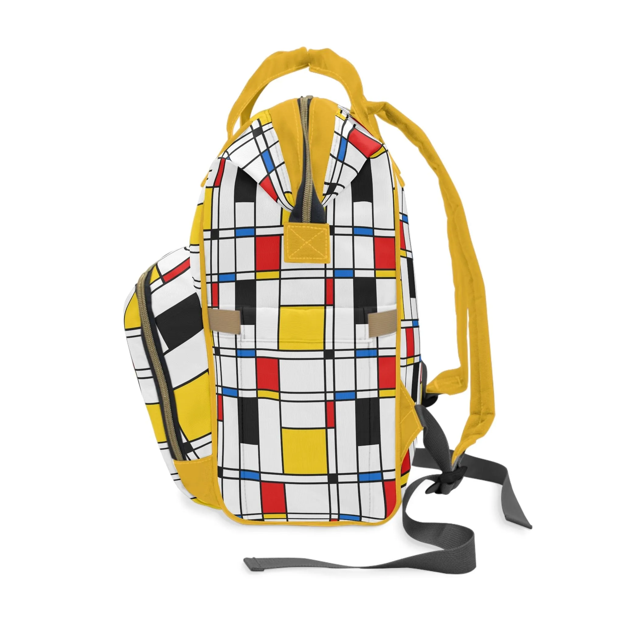 Chic Abstract Luxury Diaper Backpack: The Ultimate Parenting Accessory