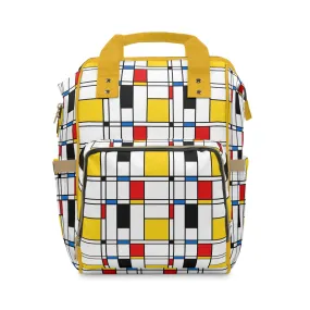 Chic Abstract Luxury Diaper Backpack: The Ultimate Parenting Accessory