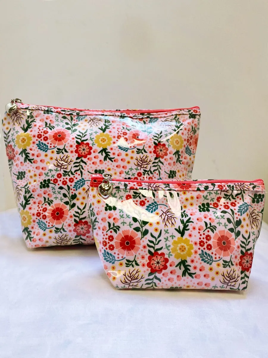 Cosmetic Bag (Small), Posies (Multi)