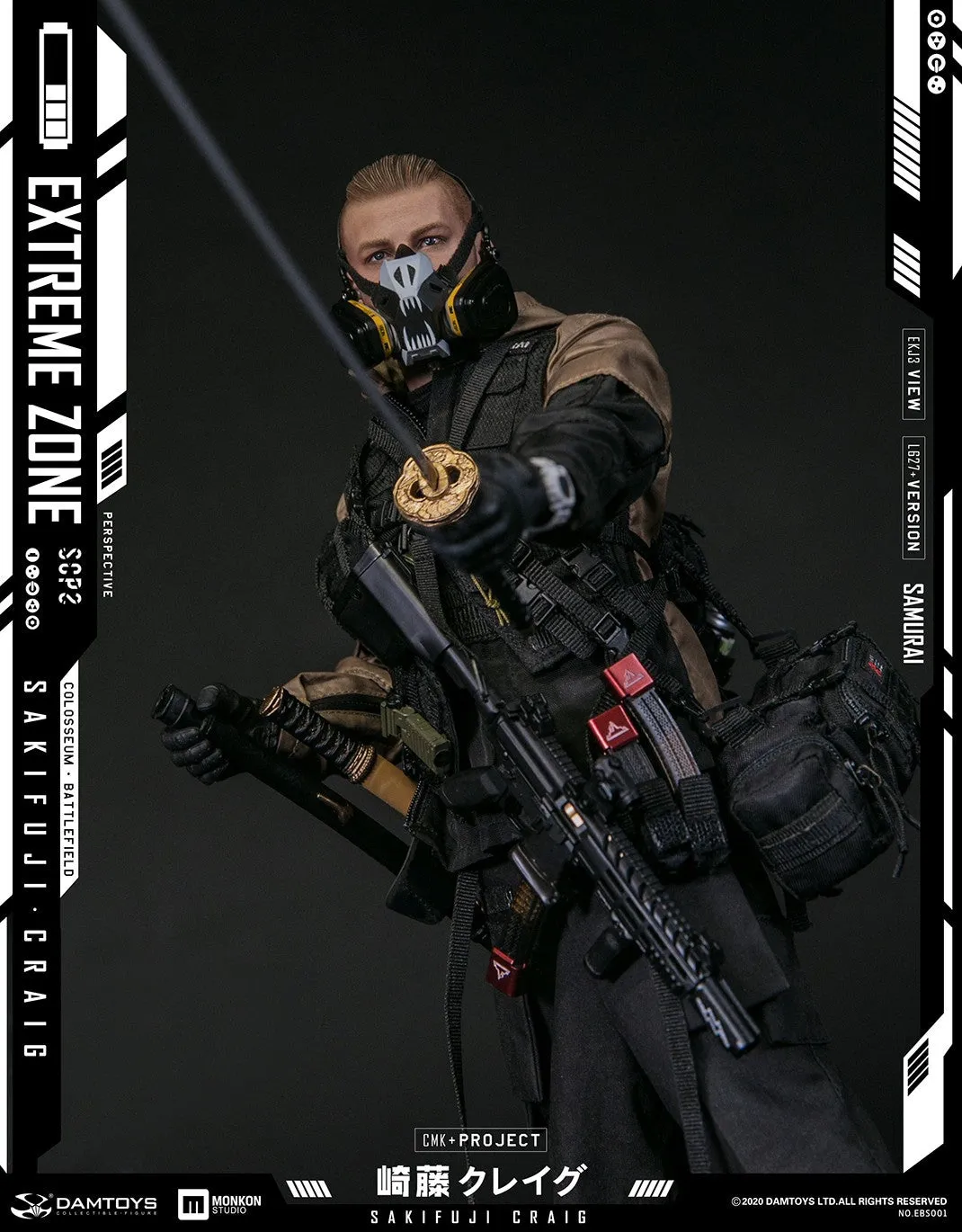 DAM Toys - Extreme Zone Samurai Sakifuji Craig