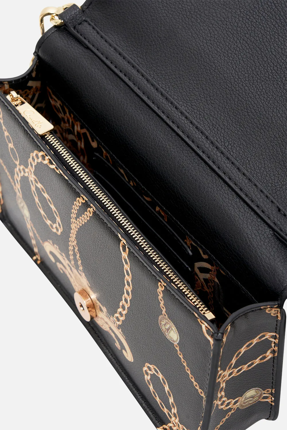 EAST WEST BAG W LEOPARD HANDLE TETHER ME NOT