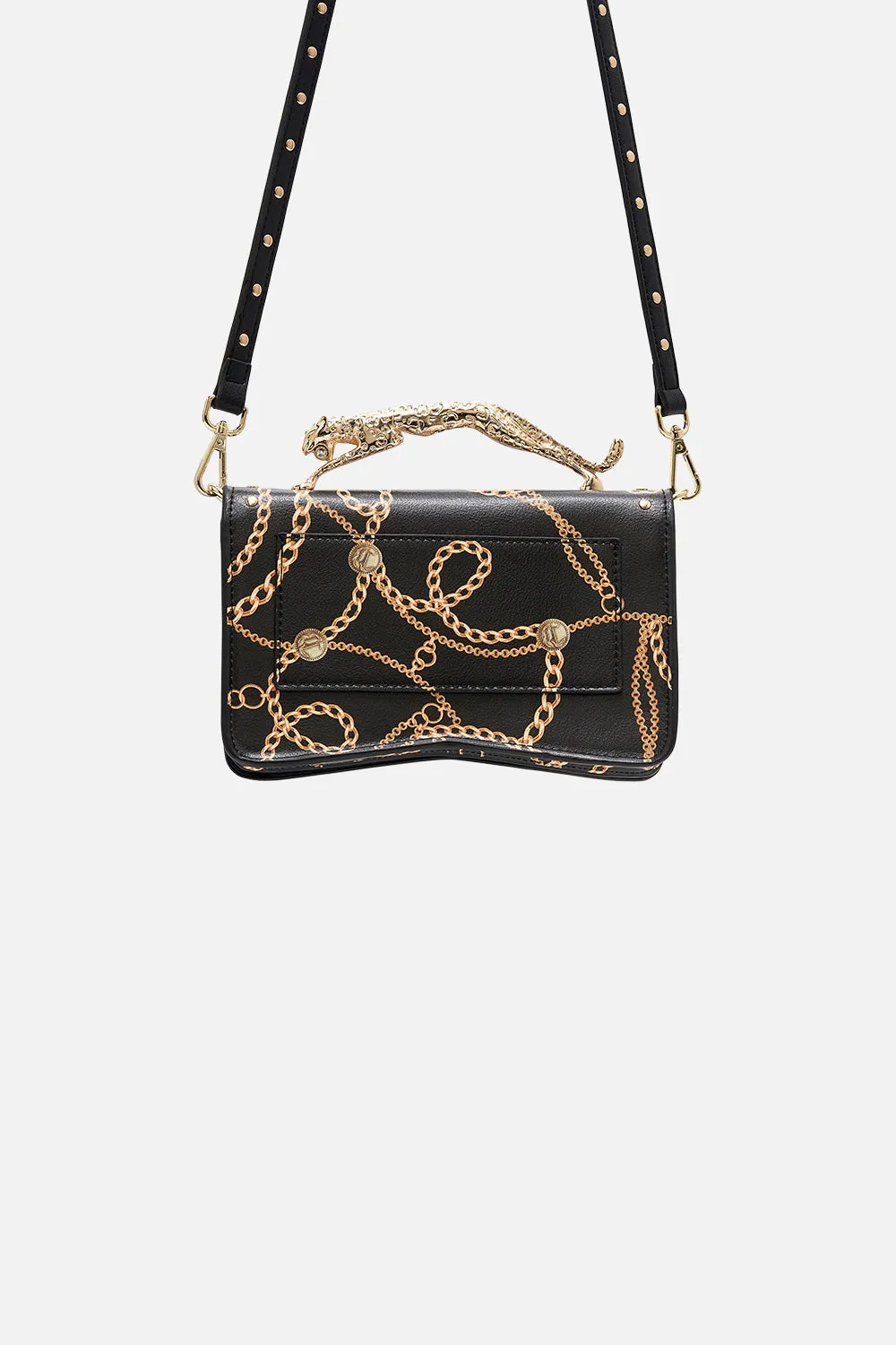 EAST WEST BAG W LEOPARD HANDLE TETHER ME NOT