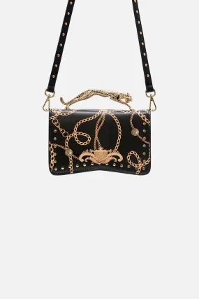 EAST WEST BAG W LEOPARD HANDLE TETHER ME NOT