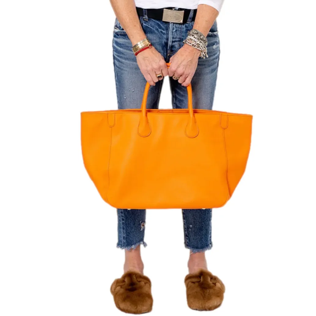 Everyday Vegan Tote Removable Charms  - Orange
