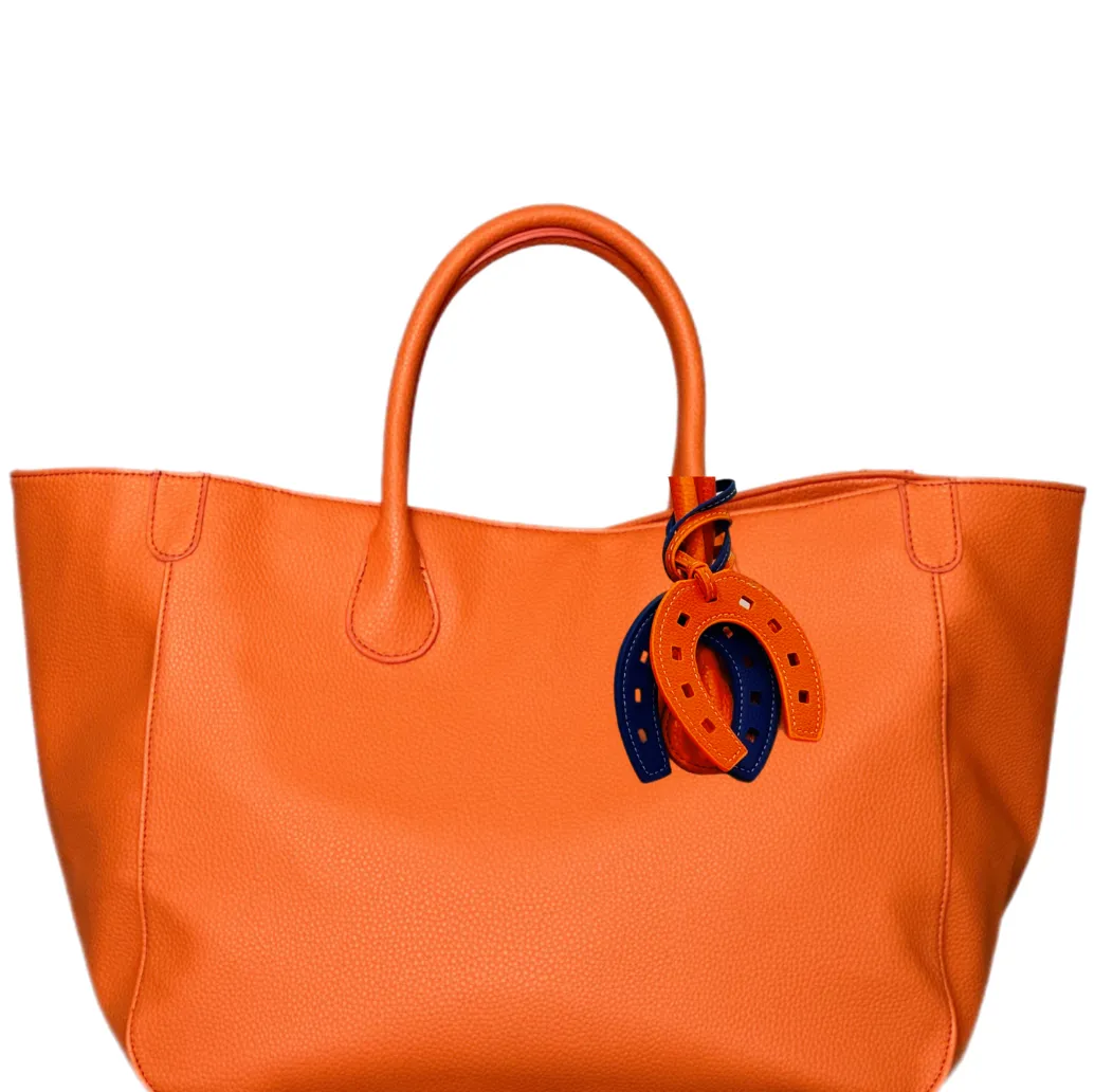 Everyday Vegan Tote Removable Charms  - Orange