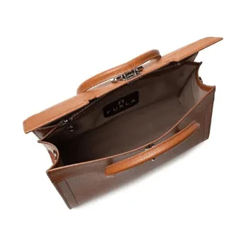 Furla Villa Medium Tote Bag - Cognac