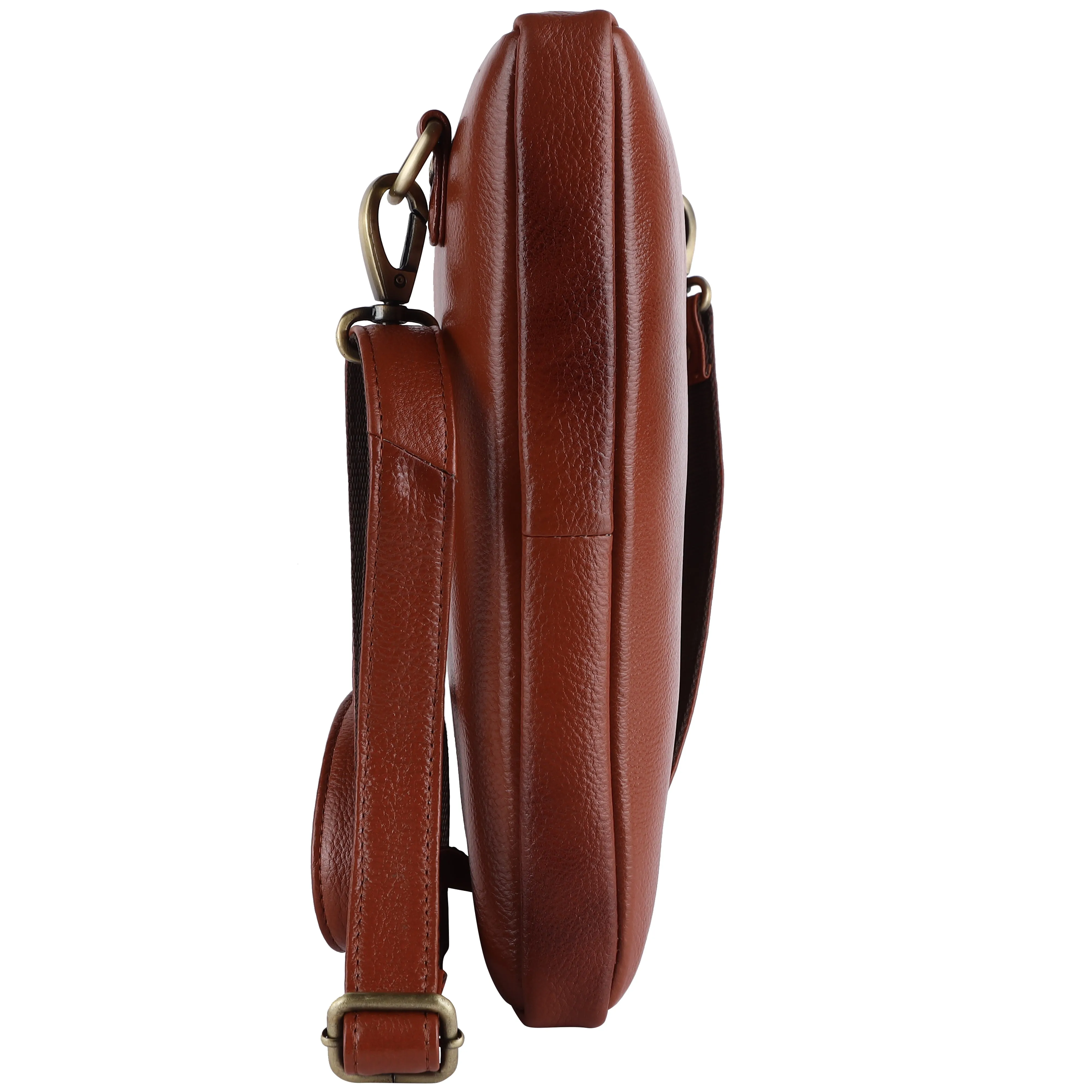 Genuine Leather Stylish Slim Laptop Sleeve Bag - Fits up to 15.6 Inch Laptop/MacBook