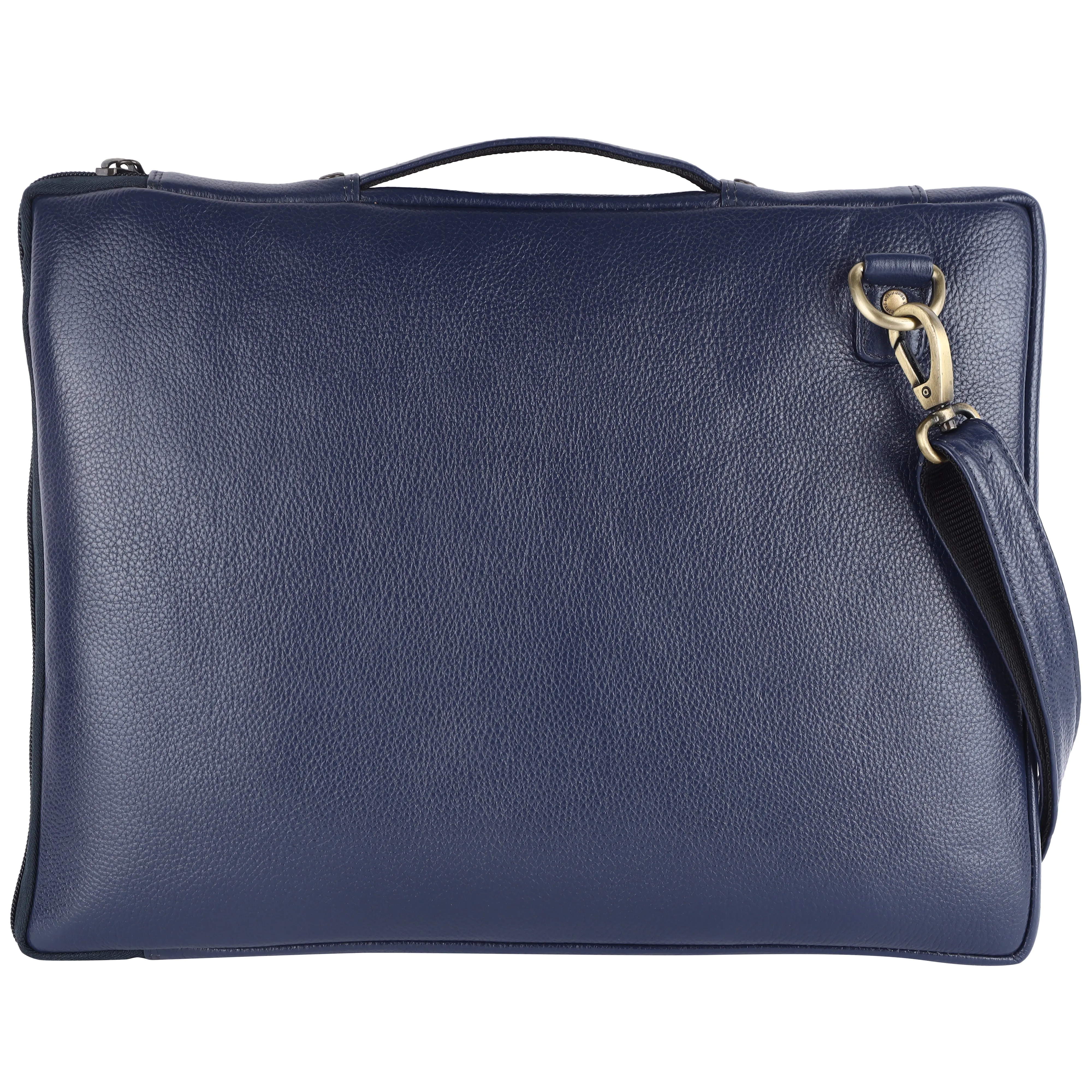 Genuine Leather Stylish Slim Laptop Sleeve Bag - Fits up to 15.6 Inch Laptop/MacBook
