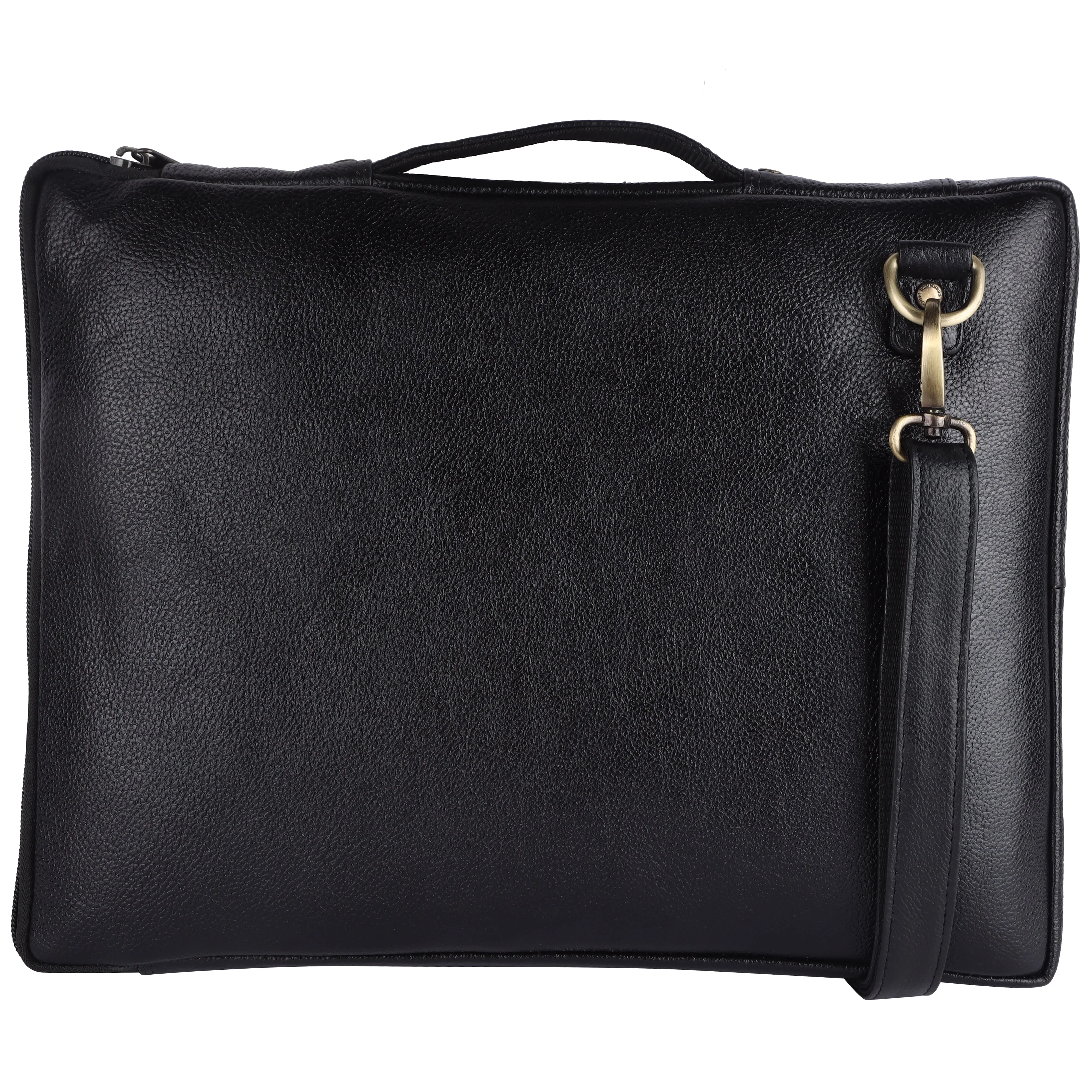 Genuine Leather Stylish Slim Laptop Sleeve Bag - Fits up to 15.6 Inch Laptop/MacBook