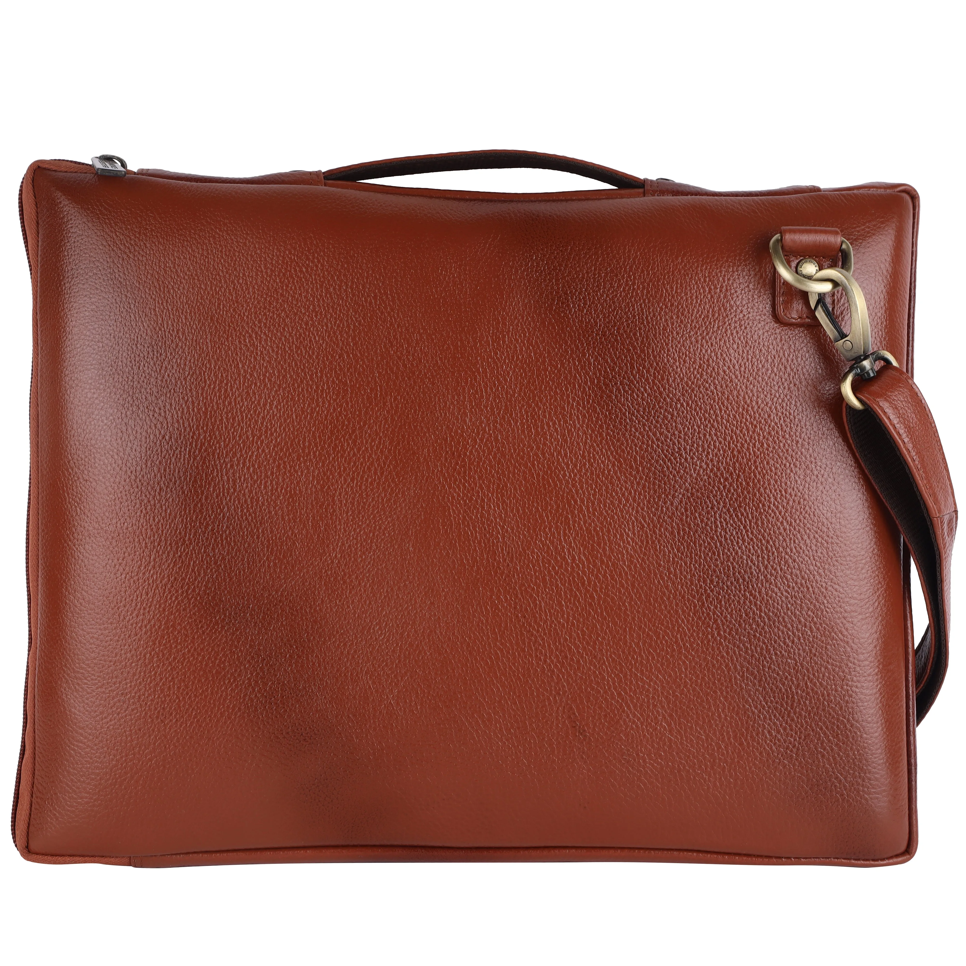 Genuine Leather Stylish Slim Laptop Sleeve Bag - Fits up to 15.6 Inch Laptop/MacBook
