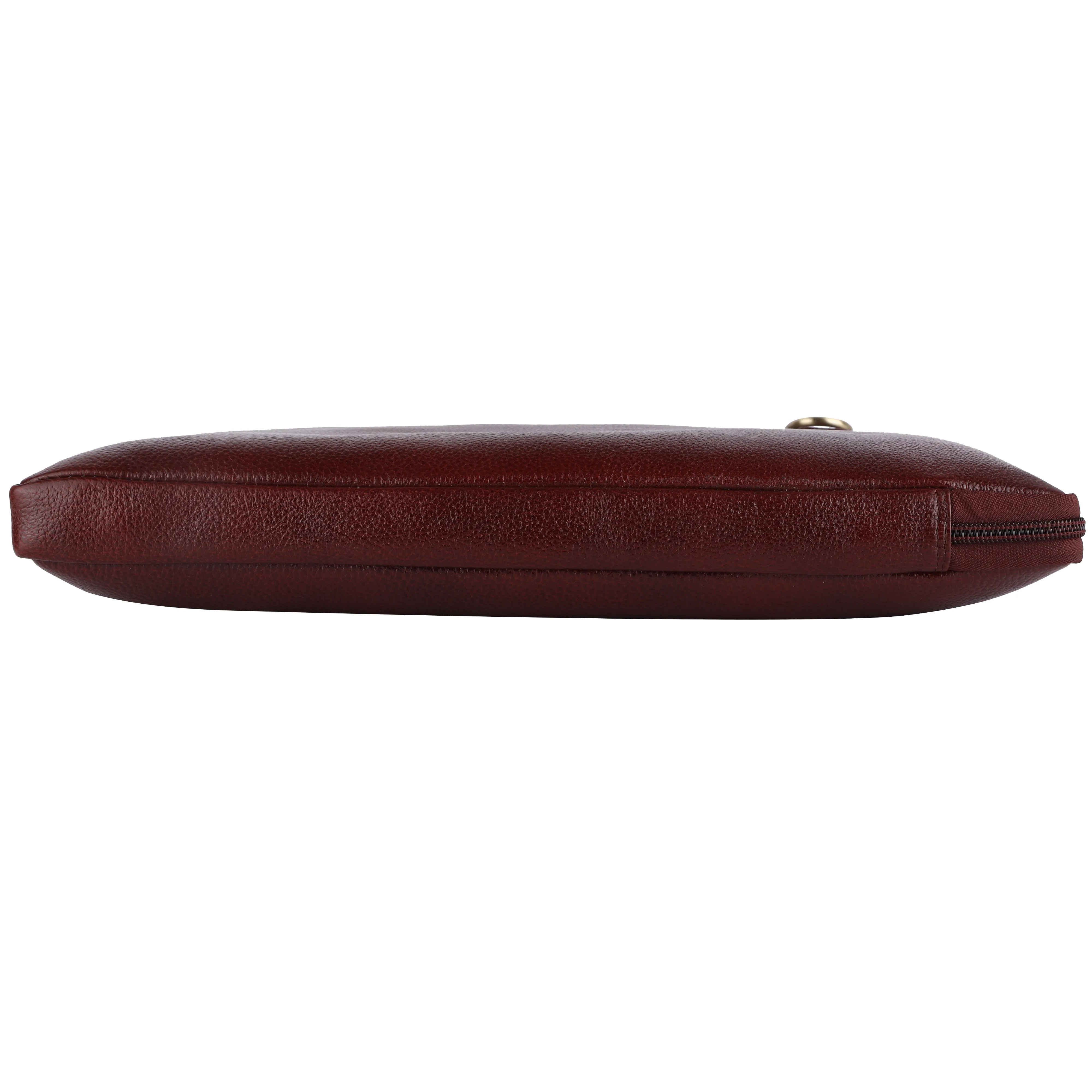 Genuine Leather Stylish Slim Laptop Sleeve Bag - Fits up to 15.6 Inch Laptop/MacBook