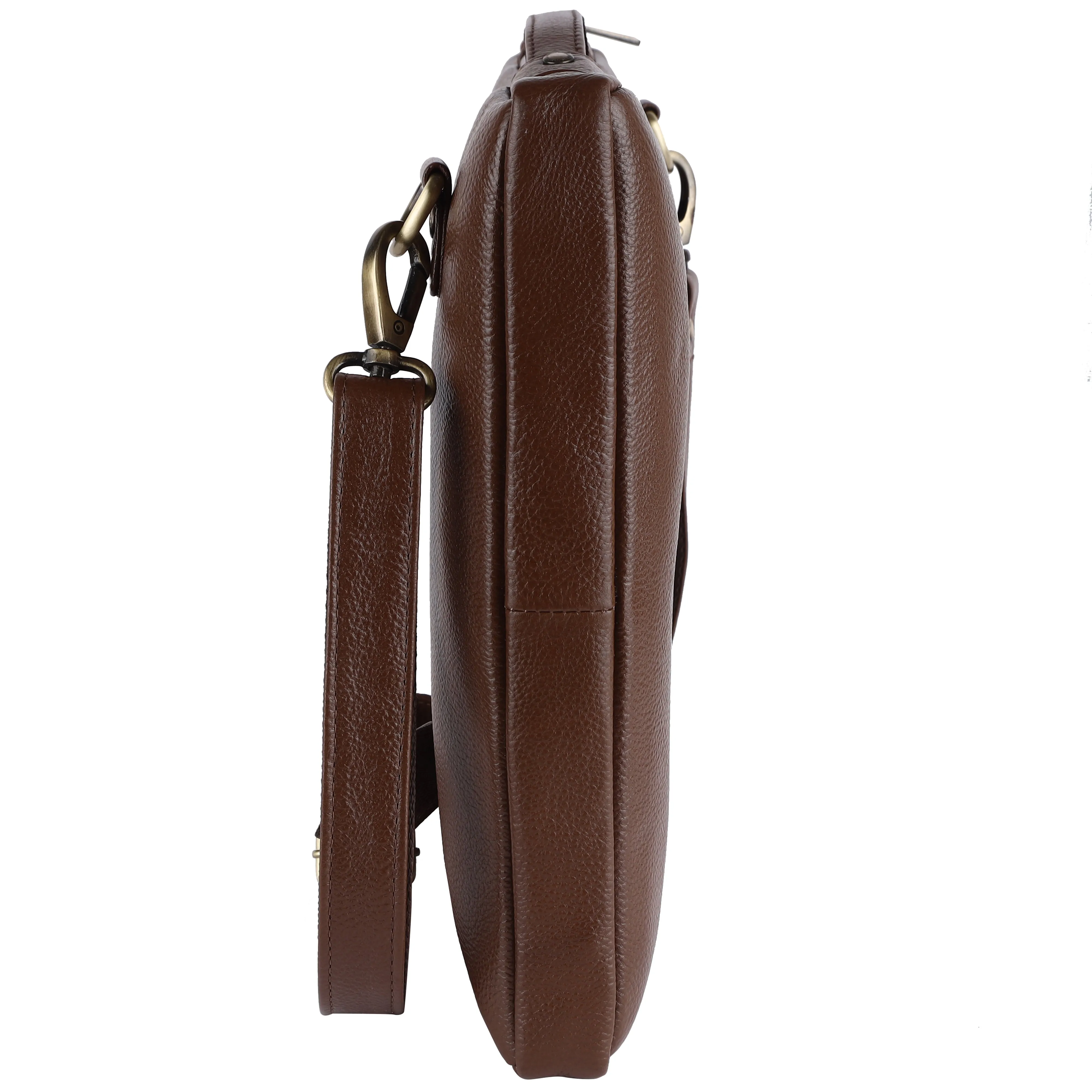 Genuine Leather Stylish Slim Laptop Sleeve Bag - Fits up to 15.6 Inch Laptop/MacBook