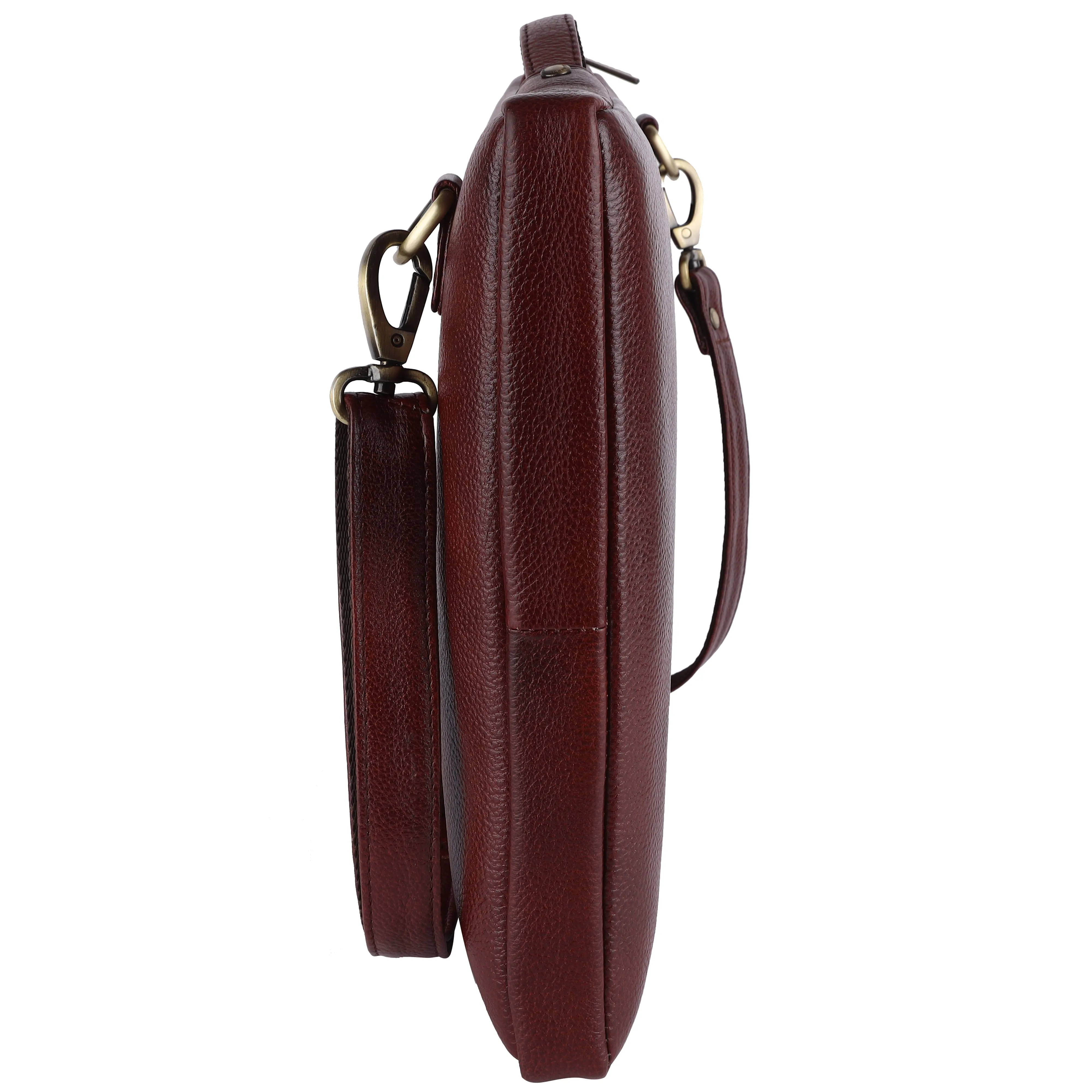 Genuine Leather Stylish Slim Laptop Sleeve Bag - Fits up to 15.6 Inch Laptop/MacBook