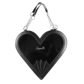 Glossy Heartbreaker Vegan Leather Purse