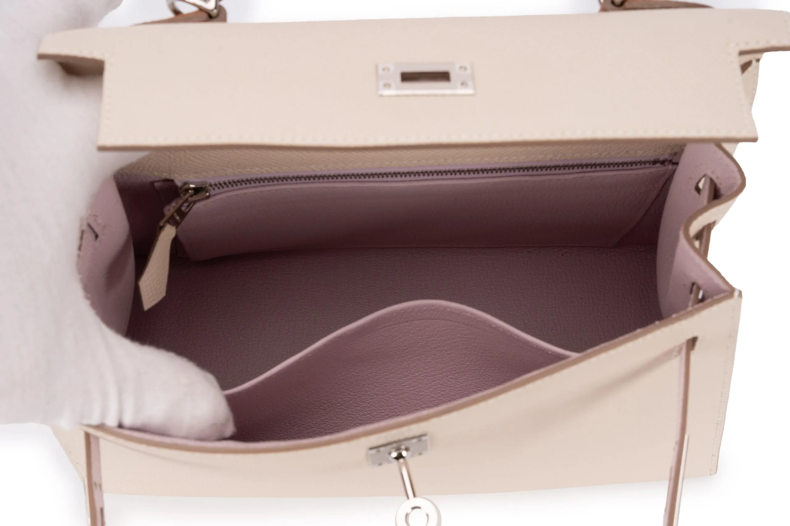 Hermès Kelly 25 Sellier Epsom Tri-Colour PHW