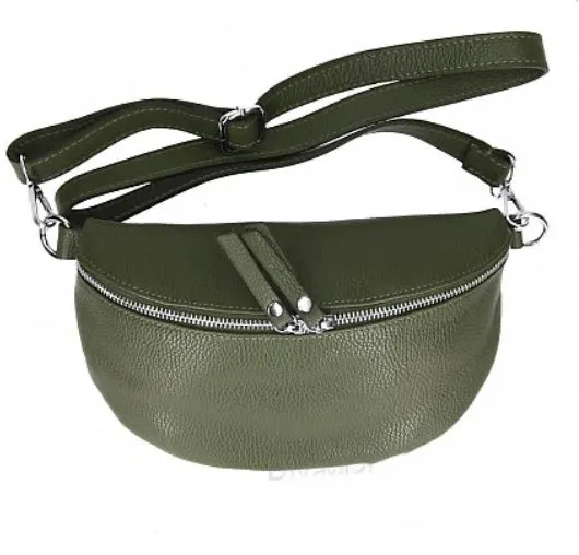 JADE   Italian leather sling/waist bag with detachable strap