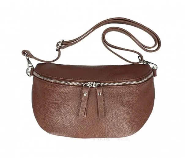 JADE   Italian leather sling/waist bag with detachable strap