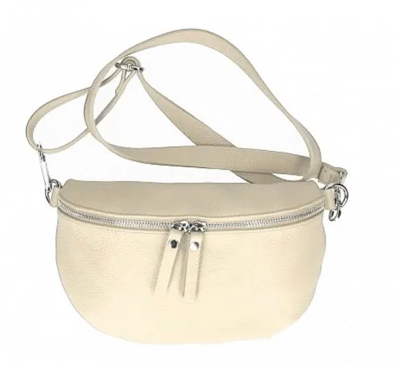 JADE   Italian leather sling/waist bag with detachable strap