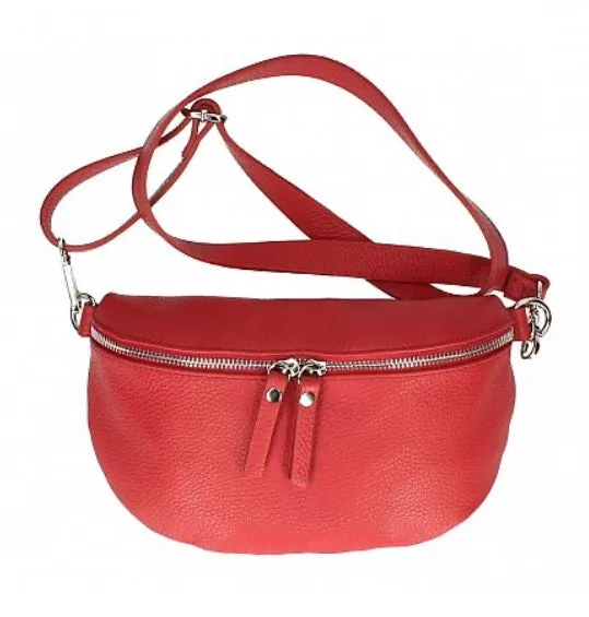 JADE   Italian leather sling/waist bag with detachable strap