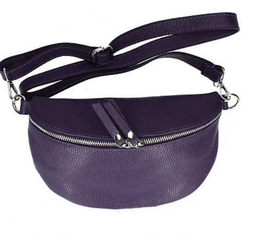 JADE   Italian leather sling/waist bag with detachable strap