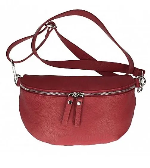 JADE   Italian leather sling/waist bag with detachable strap