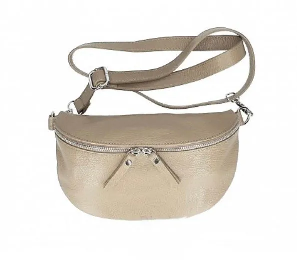 JADE   Italian leather sling/waist bag with detachable strap