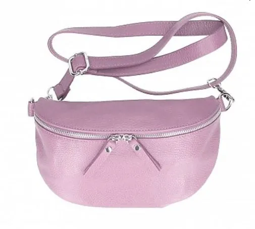 JADE   Italian leather sling/waist bag with detachable strap