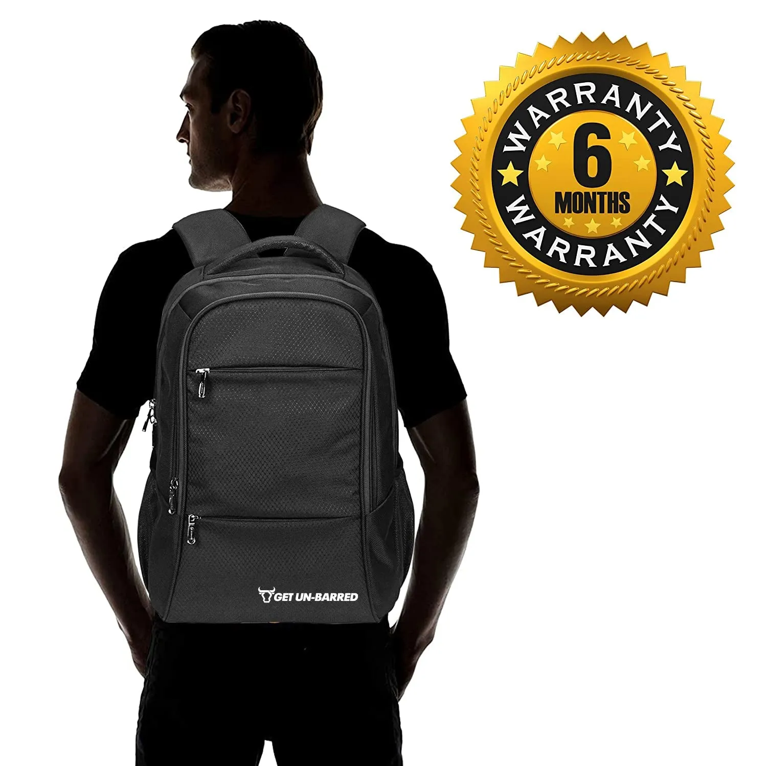 Lexus Laptop Backpack Upto 15.6 inches - Black
