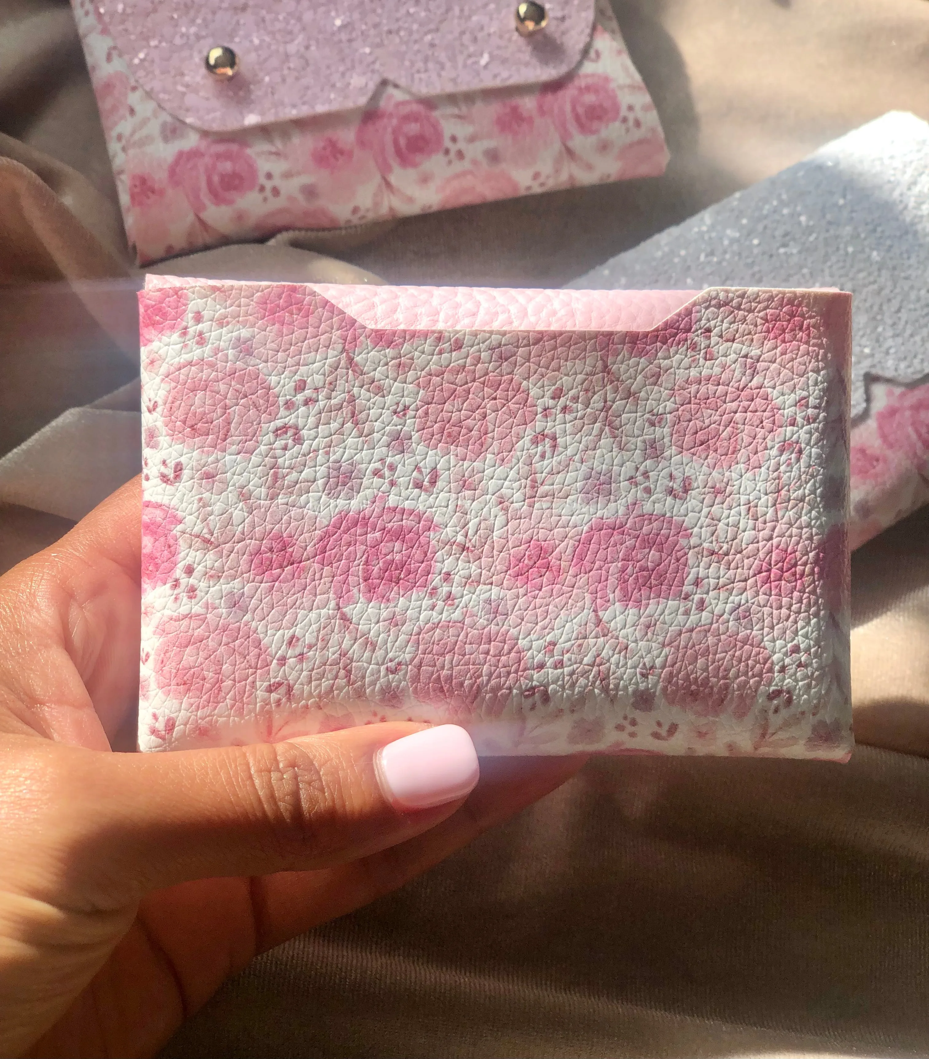 Light Pink Roses Pouch