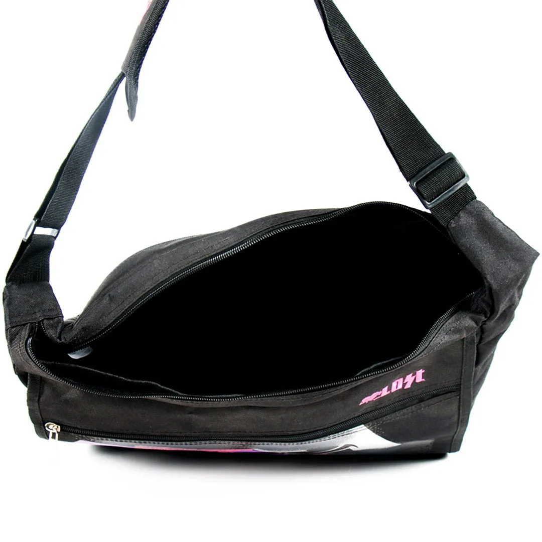 Lost - Black & Pink - Sling Bag - LS-S201 Pink