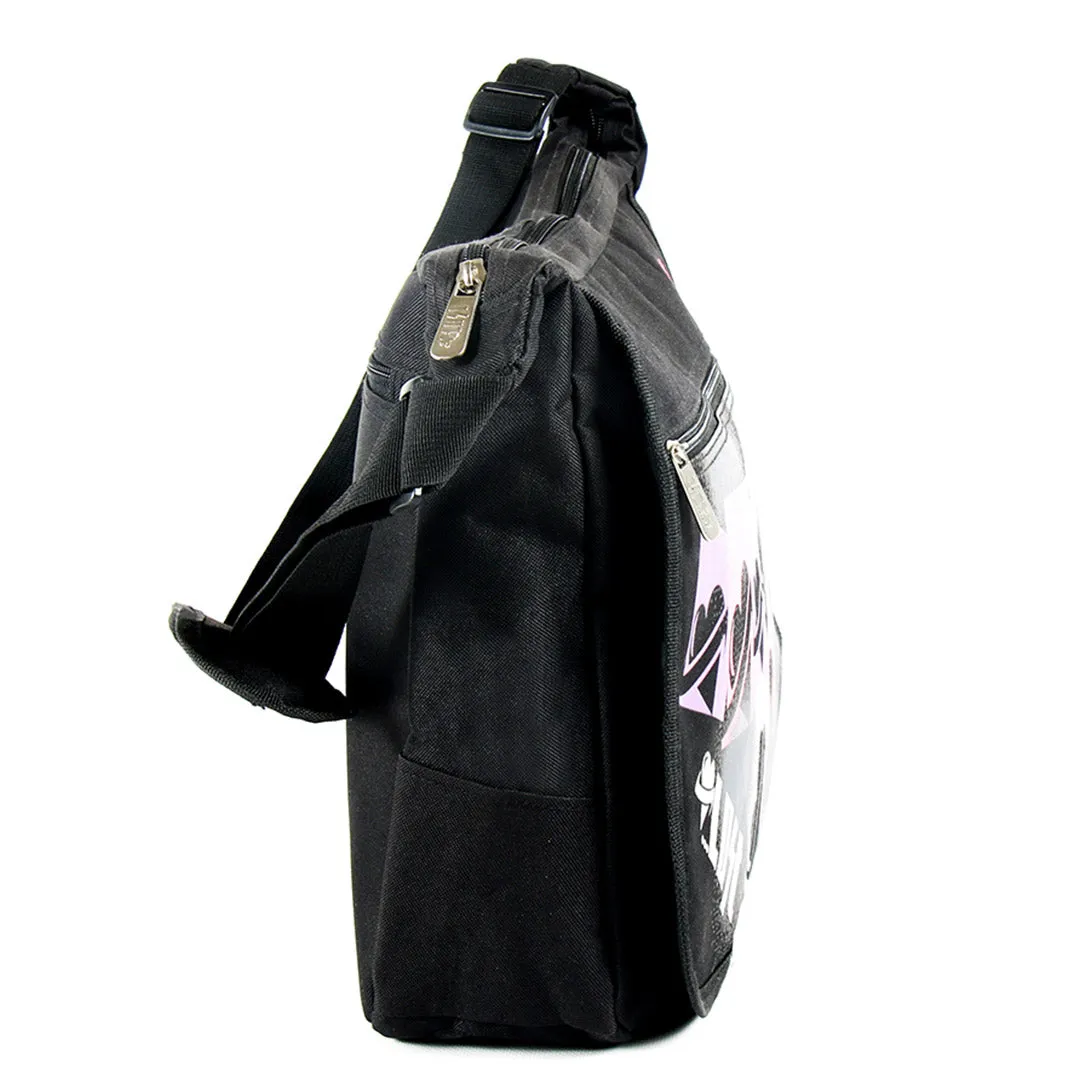 Lost - Black & Pink - Sling Bag - LS-S201 Pink