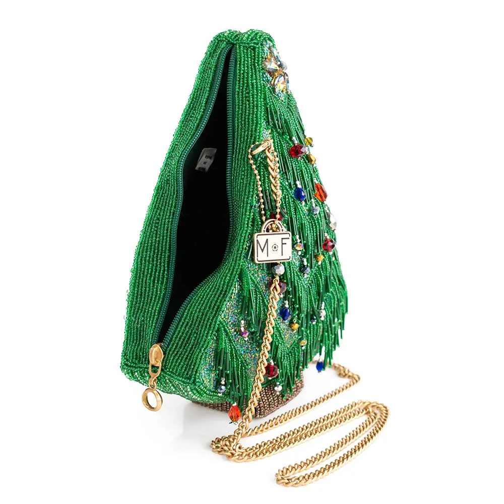 MAR Festive Fir Holiday Christmas Tree Crossbody Handbag