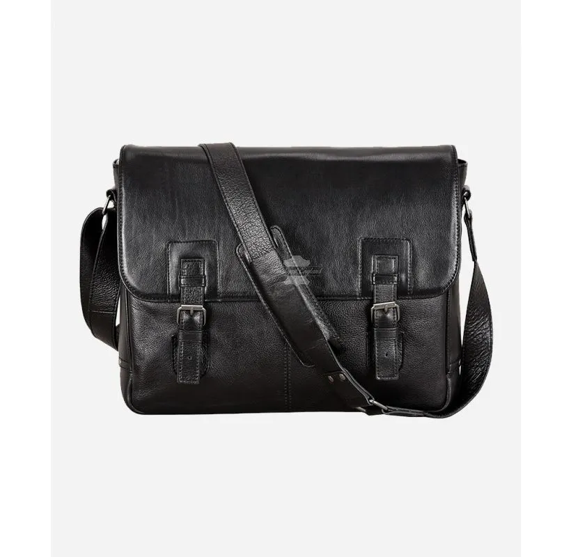Mens Laptop Bag Leather Briefcase Satchel Shoulder Messenger Bag