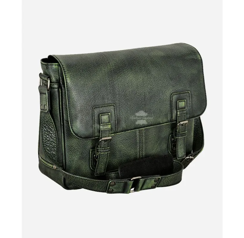 Mens Laptop Bag Leather Briefcase Satchel Shoulder Messenger Bag