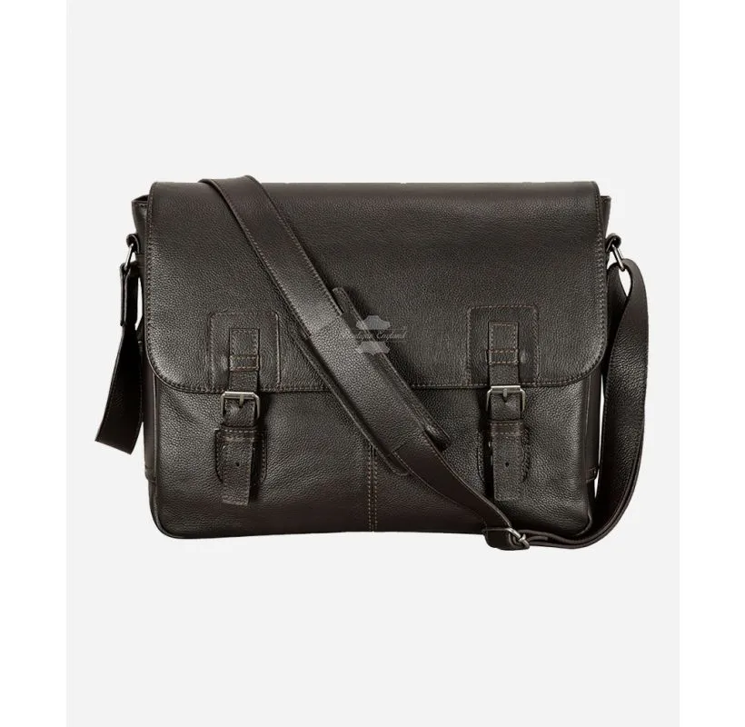Mens Laptop Bag Leather Briefcase Satchel Shoulder Messenger Bag