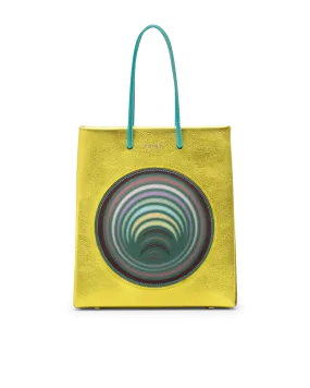 Metallic Gold Short Medea Bag