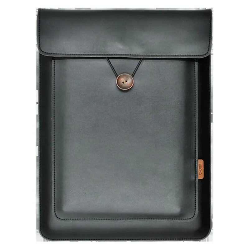 Modern Faux Leather Laptop Sleeve