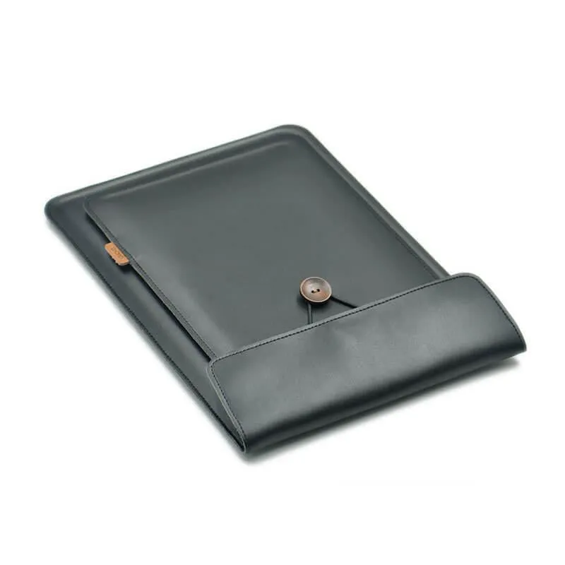 Modern Faux Leather Laptop Sleeve