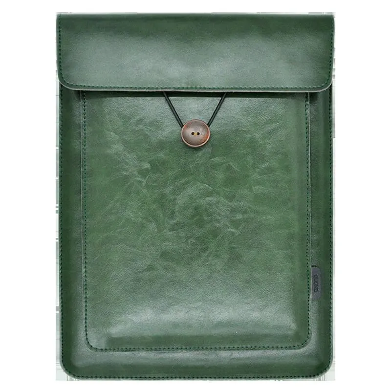 Modern Faux Leather Laptop Sleeve