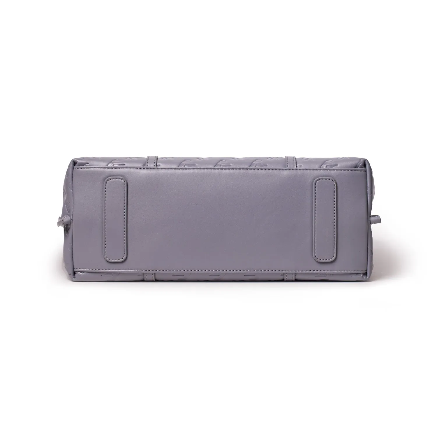 MONOGRAM SLEEK TOTE - GRAY