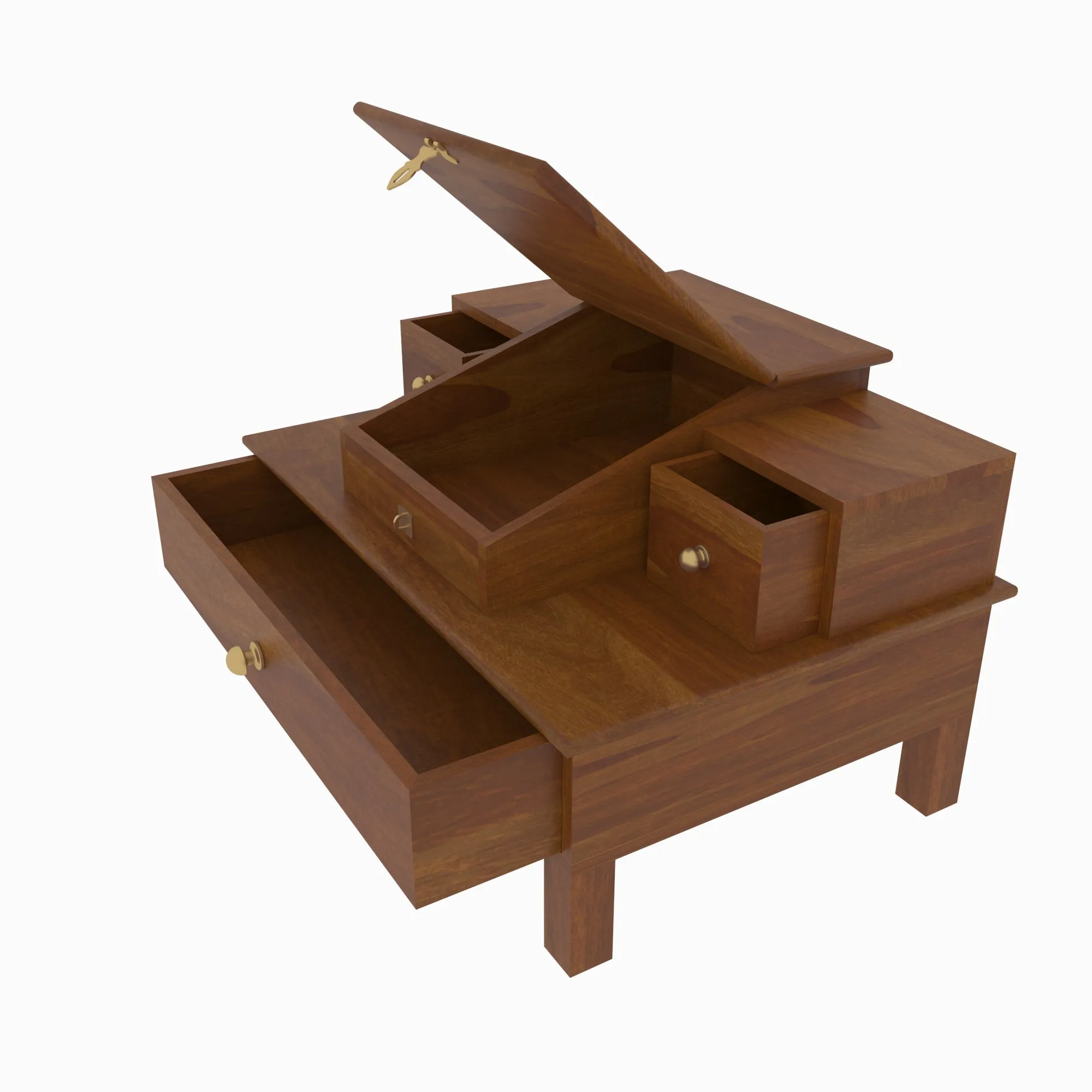 Montage Traver Handmade Max Brown Wooden Handmade Lapdesk